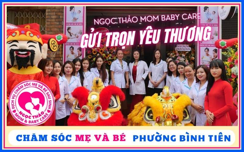Nơi mẹ được nghỉ ngơi, bé được nâng niu – chăm sóc tại nhà phường Bình Tiên.